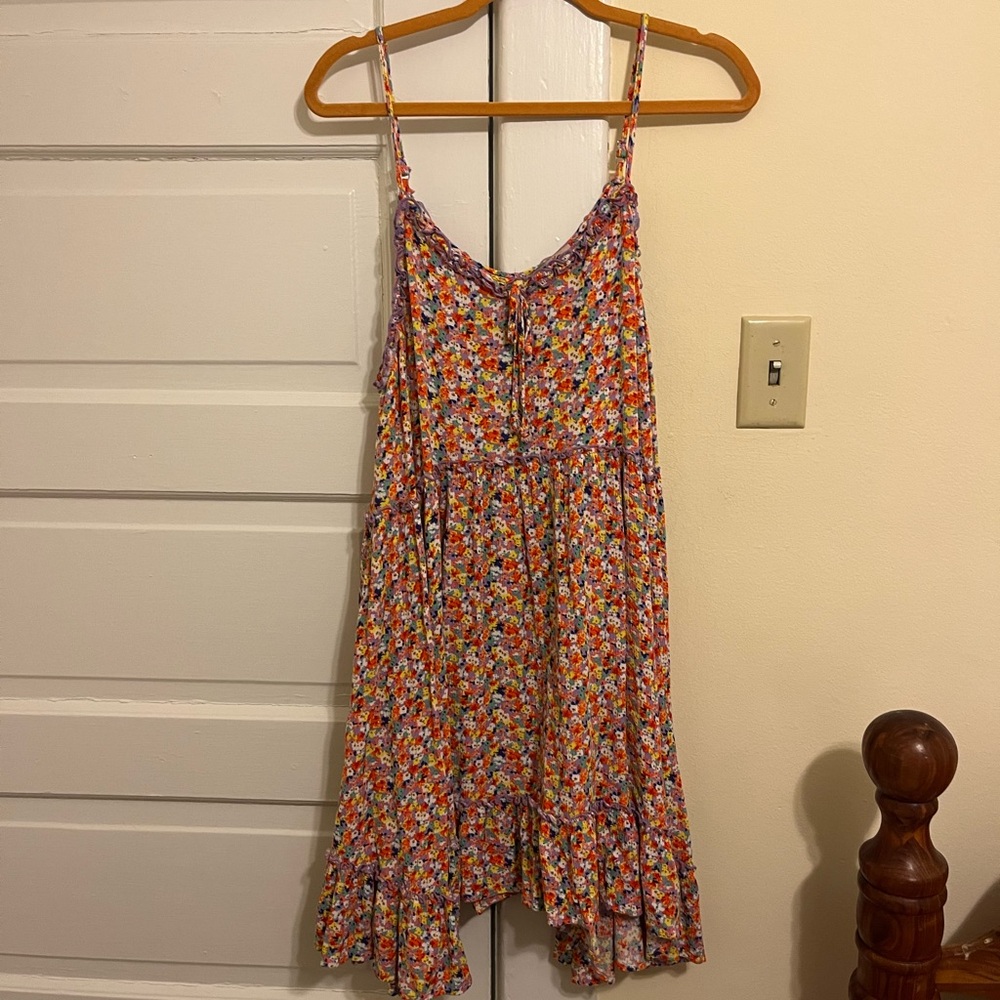 Floral Spaghetti Strap Dress